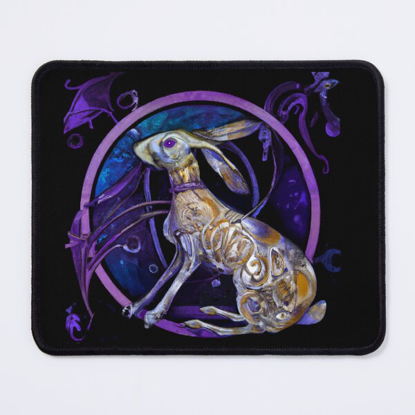 Item preview, Celtic Moon Hare Art – Mystical Pagan Lunar Animal Design designed and sold by Vividality.