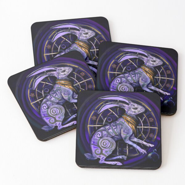 Item preview, Celtic Moon Hare Art – Mystical Pagan Lunar Animal Design designed and sold by Vividality.