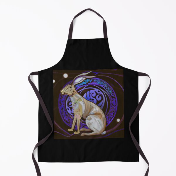 Item preview, Celtic Moon Hare Art – Mystical Pagan Lunar Animal Design designed and sold by Vividality.