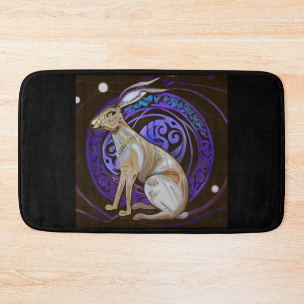 Item preview, Celtic Moon Hare Art – Mystical Pagan Lunar Animal Design designed and sold by Vividality.