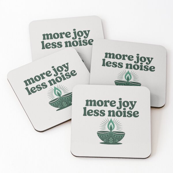 Item preview, More Joy, Less Noise – Eco-Friendly Diwali Design designed and sold by Jollys-ArtShop.