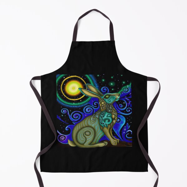 Item preview, Celtic Moon Hare Art – Mystical Pagan Lunar Animal Design designed and sold by Vividality.