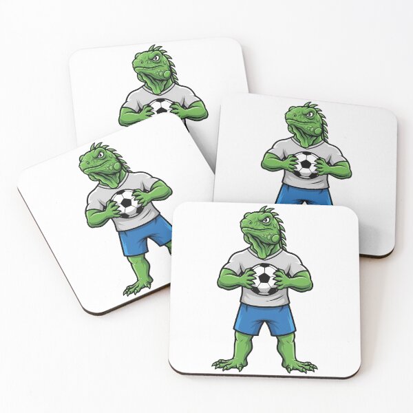 Item preview, Iguana Soccer Mascot Football Sports designed and sold by k3rstman1.