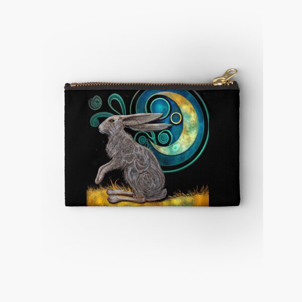 Item preview, Celtic Moon Hare Art – Mystical Pagan Lunar Animal Design designed and sold by Vividality.