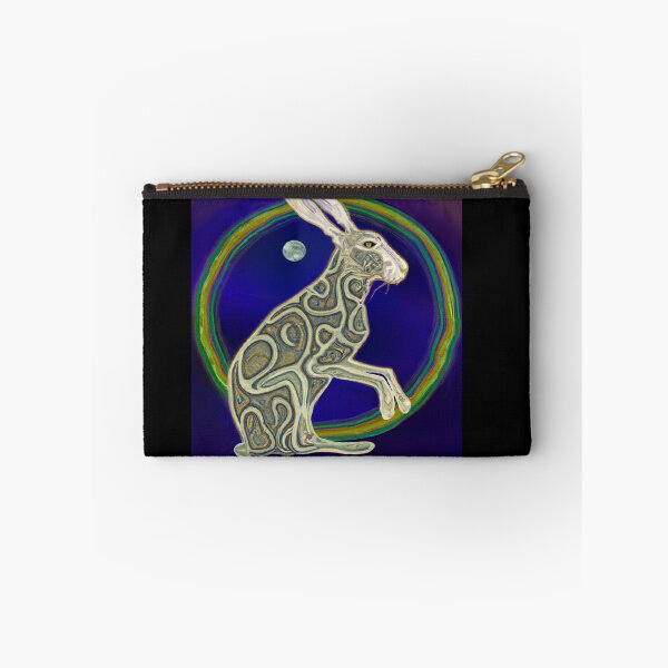 Item preview, Celtic Moon Hare Art – Mystical Pagan Lunar Animal Design designed and sold by Vividality.