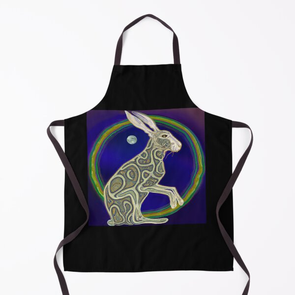 Item preview, Celtic Moon Hare Art – Mystical Pagan Lunar Animal Design designed and sold by Vividality.