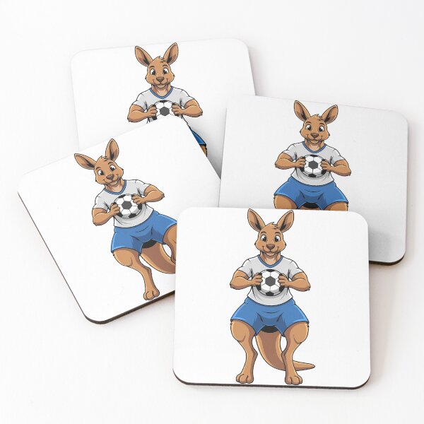 Item preview, Kangaroo Soccer Player Mascot Sports designed and sold by k3rstman1.