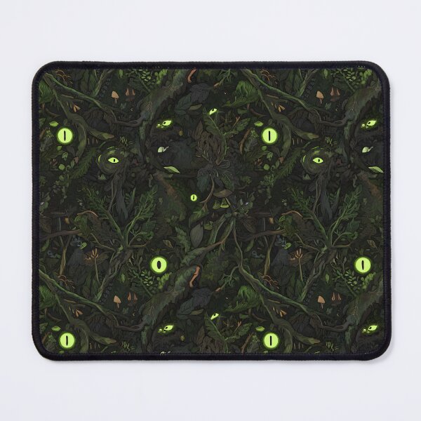 Item preview, Mossy Cryptid Eyes | Dark Forest Pattern designed and sold by DailyVibesMerch.