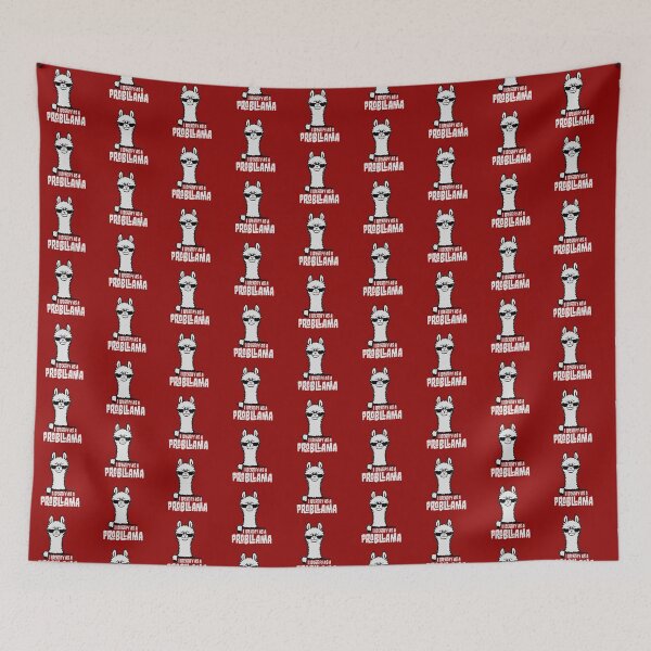 Item preview, I Identify As A Probllama Cool Llama Problem Quote designed and sold by shirt-o-mat.