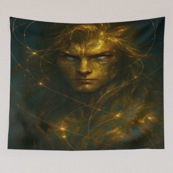 Item preview, Leo sign of the cosmic lion designed and sold by Ecosetereos.