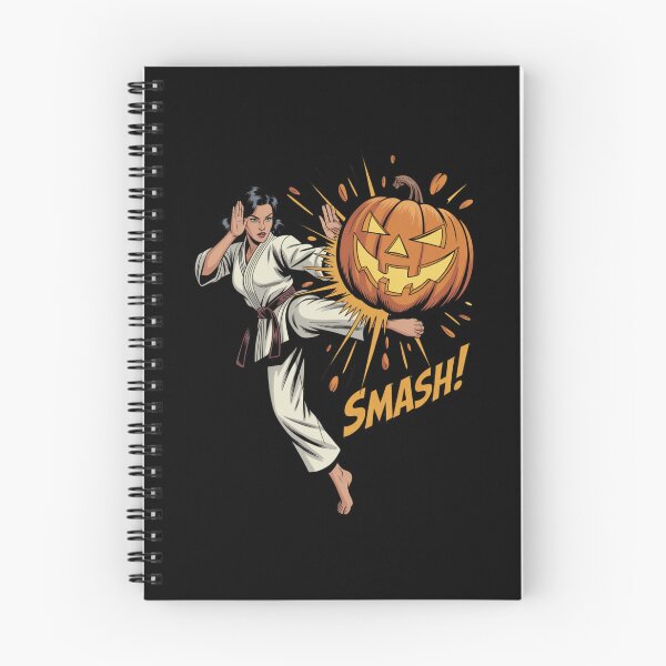 Item preview, Karate Halloween - The Pumpkin Destruction designed and sold by AndrewYoko.