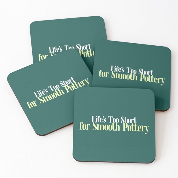 Item preview, Life’s Too Short for Smooth Pottery - Agateware Pottery designed and sold by TaurusC95.
