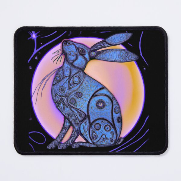 Item preview, Celtic Moon Hare Art – Mystical Pagan Lunar Animal Design designed and sold by Vividality.