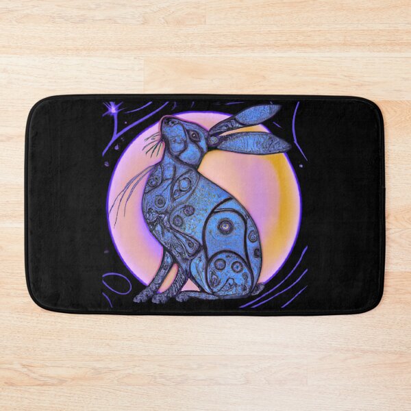Item preview, Celtic Moon Hare Art – Mystical Pagan Lunar Animal Design designed and sold by Vividality.