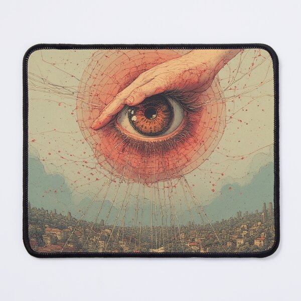 Item preview, Oculus of Reality: Consciousness Weaves the World - Visionary Surreal Art designed and sold by Eden Underground Radio (Official Merch).