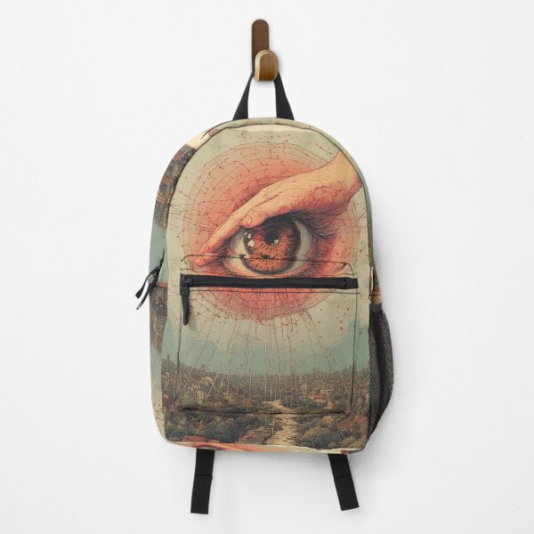 Item preview, Oculus of Reality: Consciousness Weaves the World - Visionary Surreal Art designed and sold by AscendedLight — Dark Fantasy & Gothic Art.