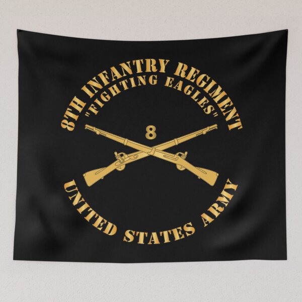 Item preview, Army - 8th Infantry Regiment Branch - Fighting Eagles - US Army X 300 designed and sold by Military Insignia Products.
