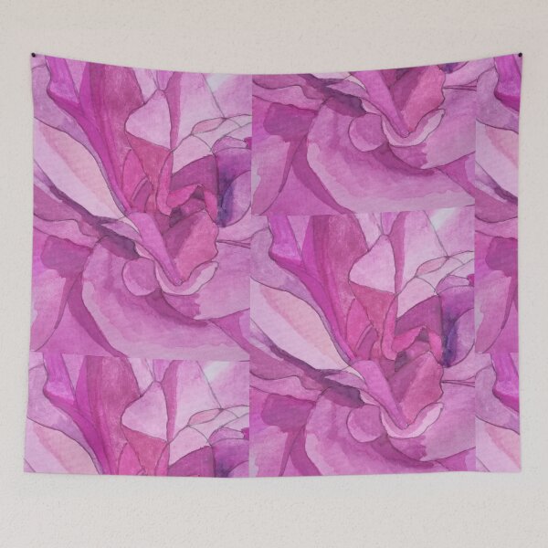 Item preview, Pink rose centre watercolour painting  designed and sold by esvb.
