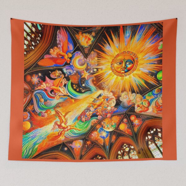 Item preview, Vault of Light – Surreal Ceiling of Cosmic Reverence designed and sold by daweave77.