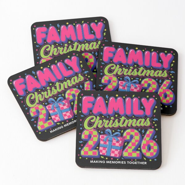 Item preview, Family Christmas 2026 – Colorful Retro Pop Holiday designed and sold by fawzimorsy.