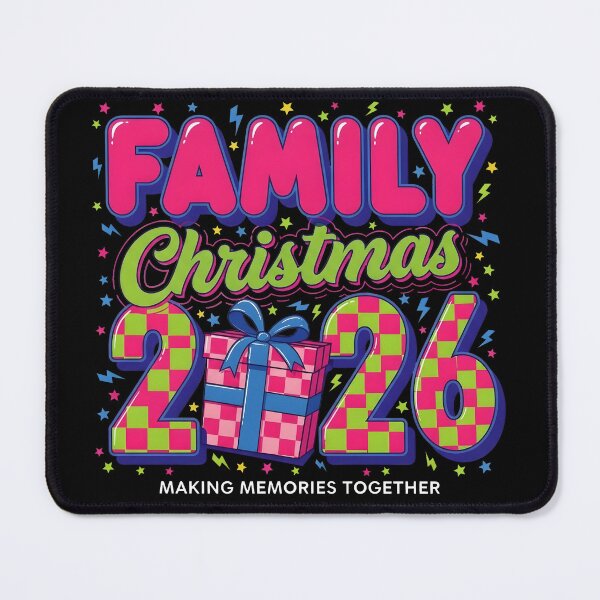 Item preview, Family Christmas 2026 – Colorful Retro Pop Holiday designed and sold by fawzimorsy.