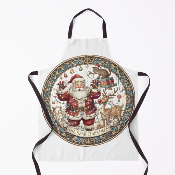 Item preview, Oh, Dear Christmas! Santa’s Tangled Holiday Mayhem designed and sold by Cloud-Riders.