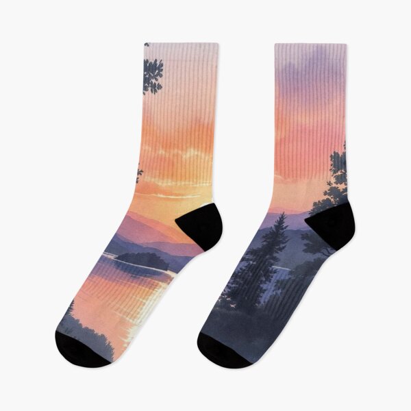 Item preview, sunset view of Lake Eguzon (Creuse) designed and sold by jefboutique6150.