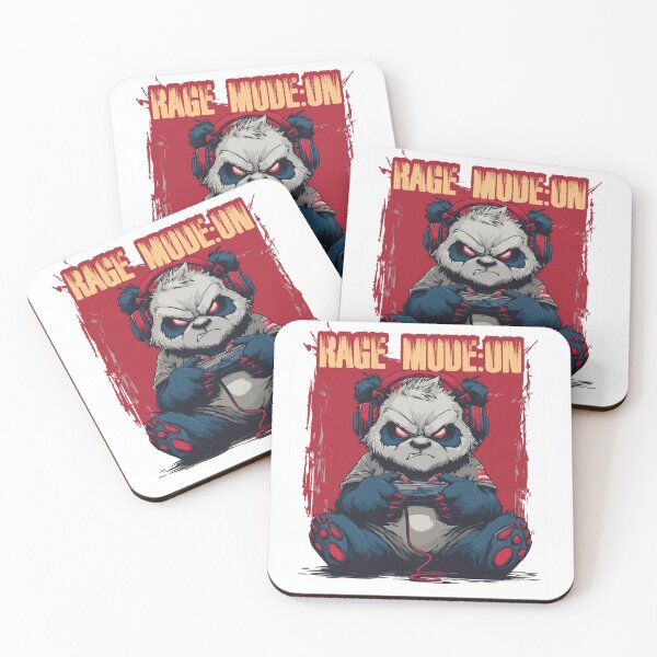 Item preview, Rage Mode: ON – Angry Panda Gamer designed and sold by The Trendy Fever.