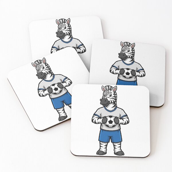 Item preview, Zebra Soccer Player Mascot Fun designed and sold by k3rstman1.