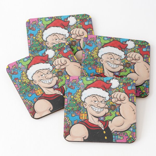 Item preview, Ho-Ho-Sailor – Funny Popeye-Inspired Ugly Christmas Sweater Art designed and sold by Art's Diner.