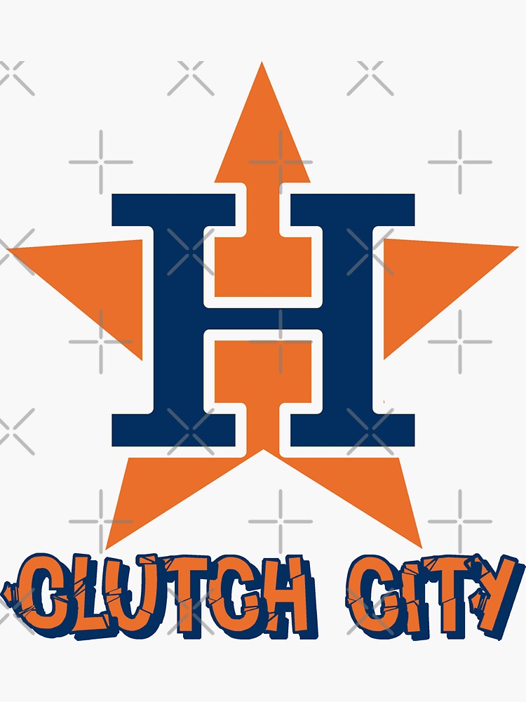 Clutch City Houston T Shirt Sticker for Sale by ravishdesigns