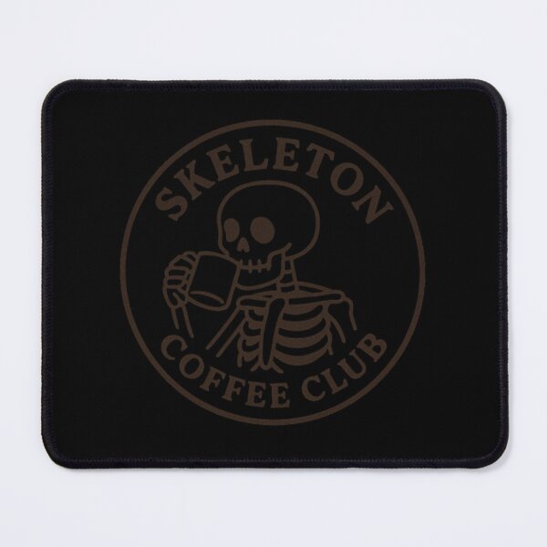 Item preview, Skeleton Coffee Club – Minimal Retro Coffee Lover Design designed and sold by DreamMachine69.