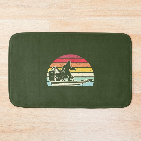 Item preview, Retro Bigfoot Airboat Swamp Sasquatch Boating Sunset By Merch, Limited Edition, Perfect Gift For Yo designed and sold by HALEYBEVERLY.