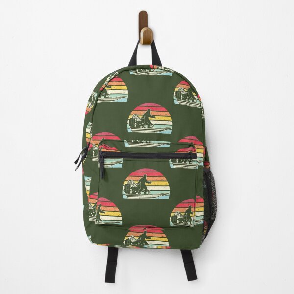 Item preview, Retro Bigfoot Airboat Swamp Sasquatch Boating Sunset By Merch, Limited Edition, Perfect Gift For Yo designed and sold by HALEYBEVERLY.