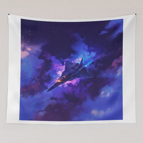 Item preview, Starfighter Through Cosmic Nebula designed and sold by Christian Weiss.