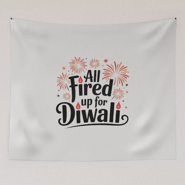Item preview, All Fired Up for Diwali – Vibrant Fireworks Design designed and sold by Jollys-ArtShop.