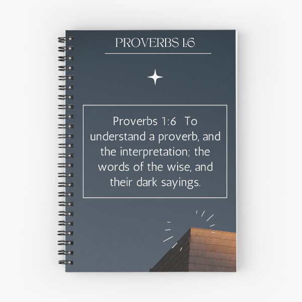 Item preview, Proverbs 1:6 designed and sold by Undonemadenew.
