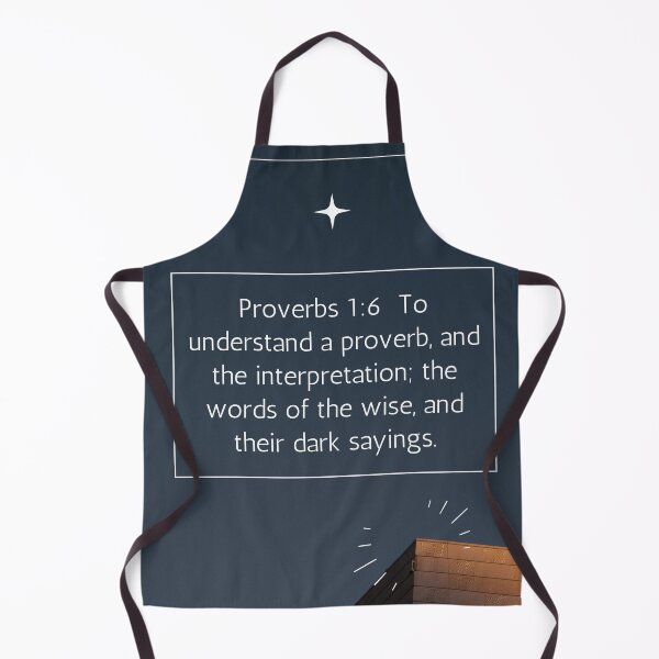 Item preview, Proverbs 1:6 designed and sold by Undonemadenew.