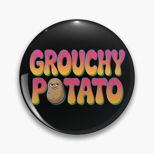 Item preview, Grouchy Potato Sweet Potato, Funny Grouchy Potato Humor designed and sold by BLZART.