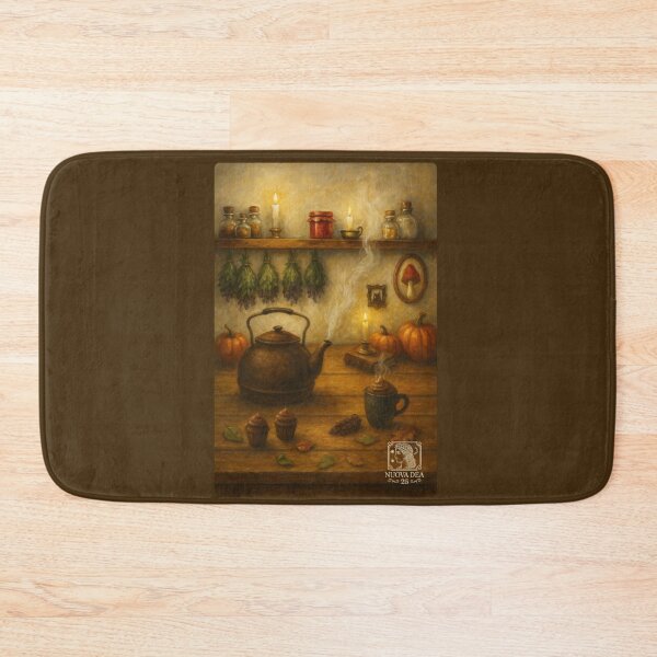 Item preview, Cozy autumn vibes in a rustic kitchen designed and sold by nuovaDea25.