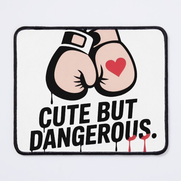 Item preview, Cute but Dangerous – Banksy-Style Boxing Gloves Street Art designed and sold by WSPrintCrafter.