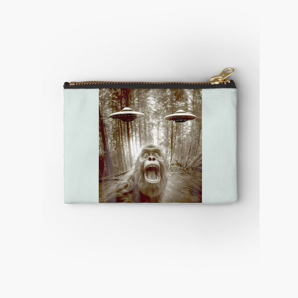 Item preview, Bigfoot Encounters Ufos In The Forest By Merch, Limited Edition, Perfect Gift For You And Friends designed and sold by HALEYBEVERLY.