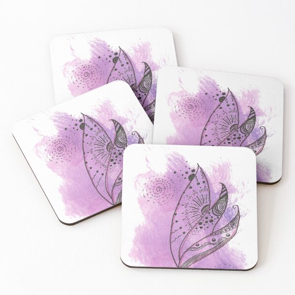 Item preview, Purple Rain of Feathers designed and sold by La Seconde Vie de Suzie.