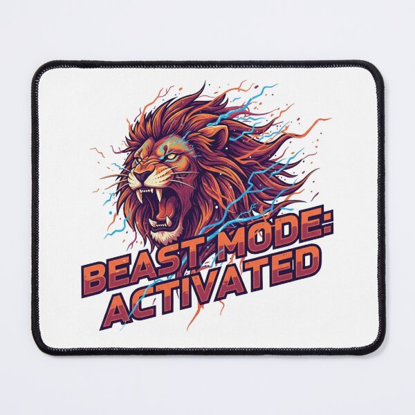 Item preview, Beast Mode: Activated – Power Gym Design designed and sold by MedIA-store.