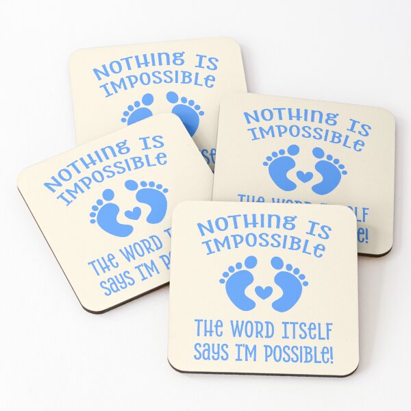 Item preview, Nothing Is Impossible – Preemie Warrior Boy designed and sold by Designs by Jesabee.