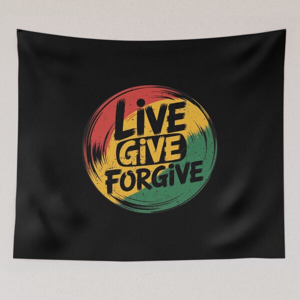Item preview, Live Give Forgive - Reggae Positive Vibes Design designed and sold by byPretroch.