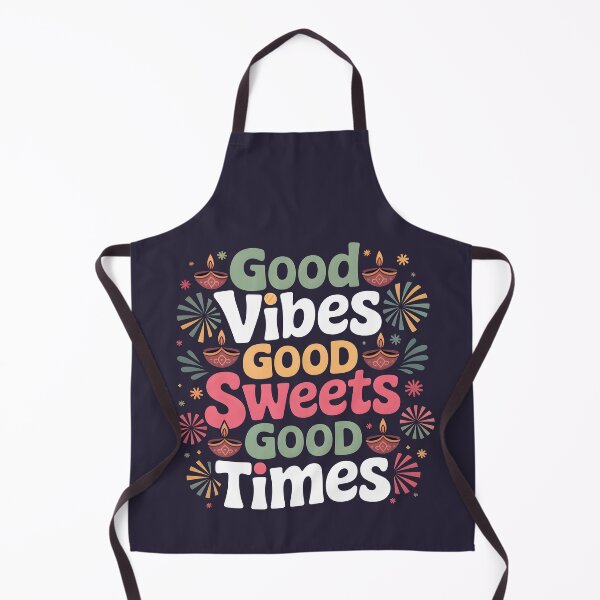 Item preview, Good Vibes, Good Sweets, Good Times – Colorful Diwali Design designed and sold by Jollys-ArtShop.