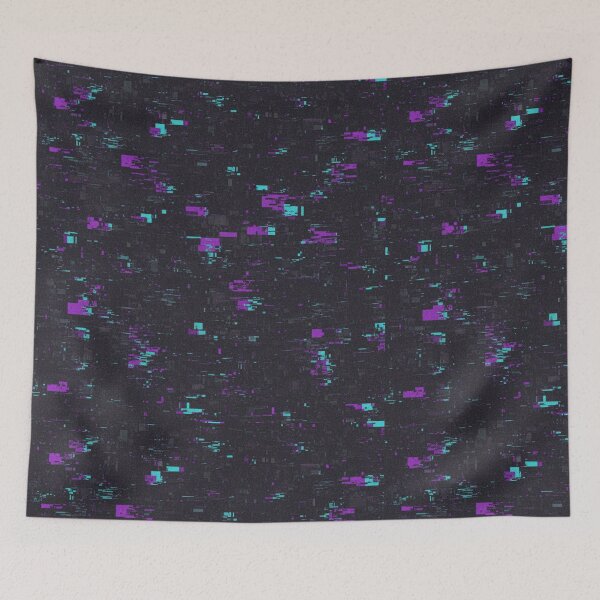Item preview, Cyberpunk Static | Glitch Noise Pattern designed and sold by DailyVibesMerch.