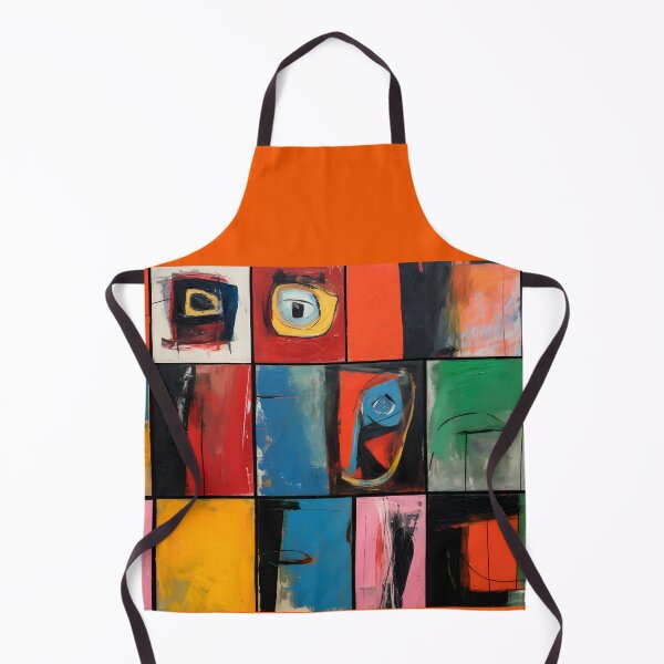 Item preview, Vibrant Abstract Artwork with Geometric Shapes and Bold Colors Featuring Unique Compositions designed and sold by OlfactoART Studio.