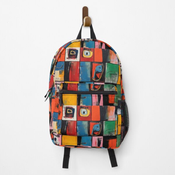 Item preview, Vibrant Abstract Artwork with Geometric Shapes and Bold Colors Featuring Unique Compositions designed and sold by OlfactoART Studio.